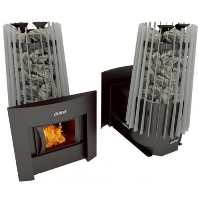  фото Печь для бани Grill'D Cometa 180 Vega window grey/black